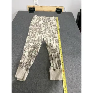 Aerie Women's Pajama Jogger Pants Sz M Knit City Graphic Holiday Christmas thumbnail 3