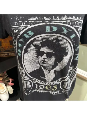 Chaser Bob Dylan Graphic Tee – Black & Green – Size Small thumbnail 2