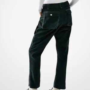 EUC Free People London Calling Moto Corduroy Pants Pine Green Size 29 thumbnail 2