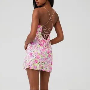 For love and lemons Paulina mini dress thumbnail 2
