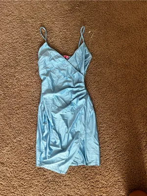 Blue Bodycon Dress thumbnail 3