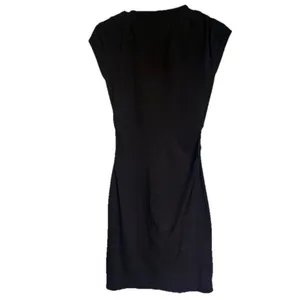 Athleta Black Sporty Dress Sz Small Ruched Casual Athleisure Comfort Versatile thumbnail 3