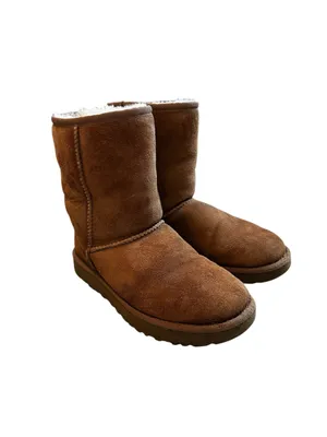 UGG Classic Short II Boots Chestnut Suede Outdoors Fall Winter Casual Size 6 thumbnail 2
