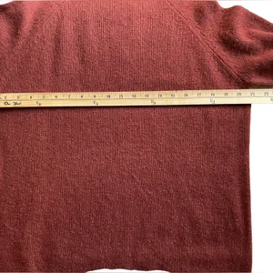 NAKEDCASHMERE Cold Shoulder Rust Brown Cashmere Sweater - Size Small thumbnail 9
