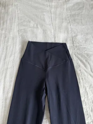 Offline by Aerie navy crossover high rise flare leggings thumbnail 4