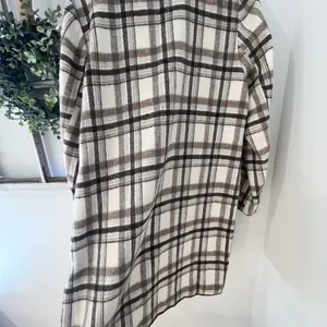 Andreè by‎ unit Plaid Size Medium Light Jacket Shacket Midi Length w/Open Front thumbnail 5