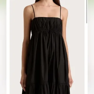Nwt Faithfull The Brand Joen Midi Cotton Dress Black 2 thumbnail 3