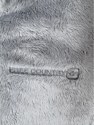 Free Country Women’s Gray Full Zip Fleece Jacket Small Soft Plush Lightweight thumbnail 7