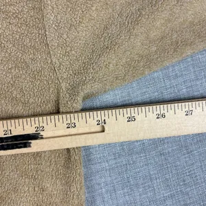 Madewell Sweater Womens L Brown Henley 3/4 Sleeve Terry Relaxed Pullover MWL Top thumbnail 10