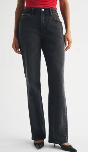 Abercrombie 90s High-Rise Jeans Curve Love thumbnail 1