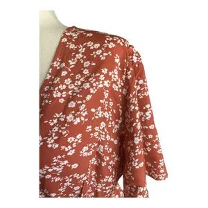 Nwt-Bloomchic-Womens Red Floral Maxi Dress-Size 18/20 thumbnail 3