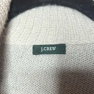 J.Crew Cream Fisherman Coastal Grandma Grandpa Chic Cardigan Sweater Classic M thumbnail 5