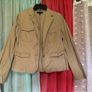 Talbots Women's Tan Blazer Jacket thumbnail 2