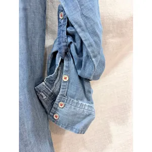 NWT Vintage America Blues Brigit Denim Patchwork Shirt M Western Cottagecore‎ thumbnail 4