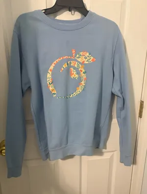 Blue Peach State Pride sweatshirt Size M thumbnail 1