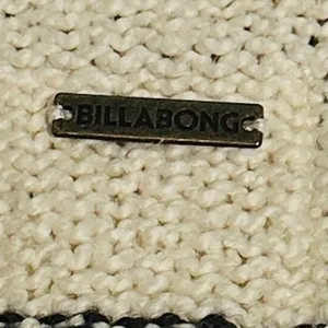 Billabong Sweater Sz S‎ Seeing Double Striped Boxy Comfy Lagenlook Earthy thumbnail 4