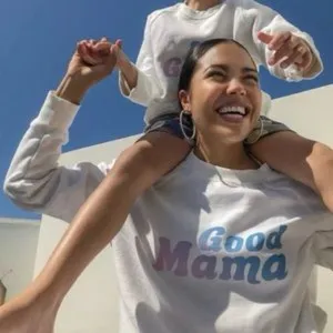 Good American White Crew Neck Sweater thumbnail 1
