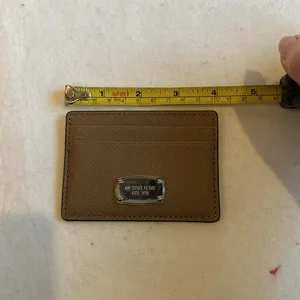 NWOT Michael Kors credit card holder, leather card sleeve thumbnail 3