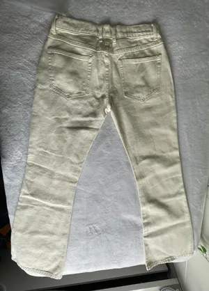 Edikted - Cream Low-Rise Jeans thumbnail 4
