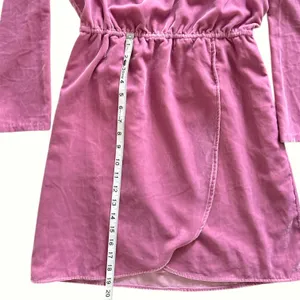 J.Crew Velvet Dress Long Sleeve Tulip Hem Pink Mauve Party Cocktail Size‎ 2 thumbnail 10