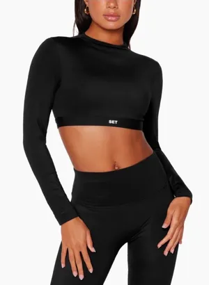 Set Active Sportbody long sleeve crop top Size Small thumbnail 1