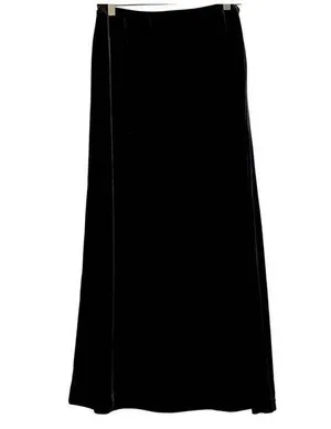 VTG Old Navy Velour A Line Midi Skirt Y2k Stretch Velvet Pull On Casual Medium thumbnail 1