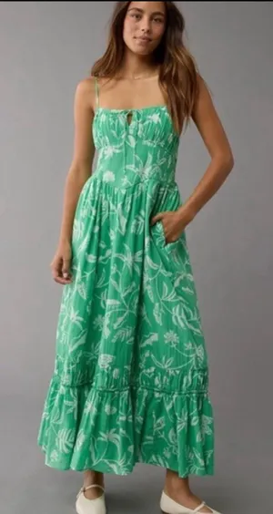 NWOT American Eagle AE Corset Tiered Dress thumbnail 1