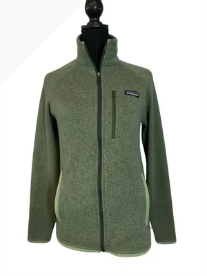 Patagonia Women's Full Zip Fleece Jacket Green Size Small thumbnail 4