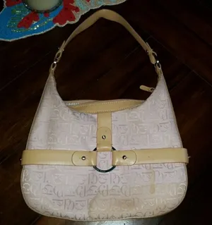 Charles David monogram purse pink thumbnail 1