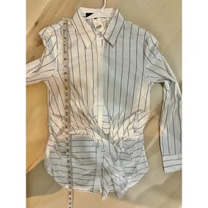 Anthropologie Eva Franco NWT Small Women Striped Front Tie Button Down Shirt thumbnail 11
