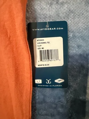 Avid Gear Kennel Tee Clay Orange Graphic T-Shirt Size M thumbnail 5