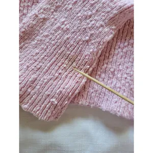 FREE PEOPLE Women’s Cardigan Pink Oversized Vneck Knit Boho Size M thumbnail 9