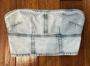 staples denim top thumbnail 1