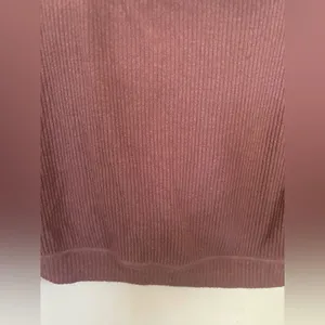 Abercrombie & Fitch Ribbed Off Shoulder Sweater Size XS Mauve thumbnail 5