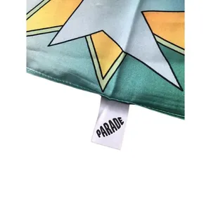 Garage Pride Parade Rainbow Silky Satin Scarf 24" thumbnail 8