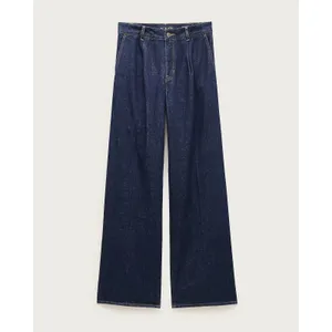 J. Crew Pleated Trouser Jeans Womens 27 Rinse Wash Wide Leg Denim *Sample thumbnail 2