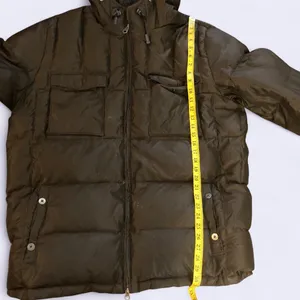 Gap Dark Army Green Puffer Down Trench jacket Winter Coat Women Women XL - Measurement in pics thumbnail 5