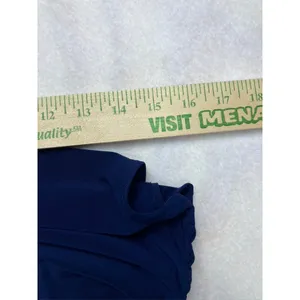 Midnight Velvet Womens Navy Blue Embellished Ruched Evening Gown‎ Dress Size 6 thumbnail 11