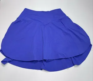 HALARA SoftlyZero Airy Crossover 2 in 1 Tennis Skirt Skort Periwinkle Color S thumbnail 1