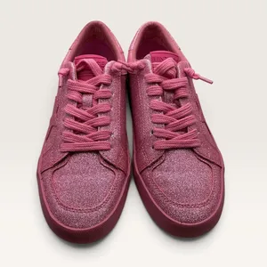 Vintage Havana Pink Glitter Low Top Sneakers Womens Size 6.5 Sparkly Lace Up thumbnail 2