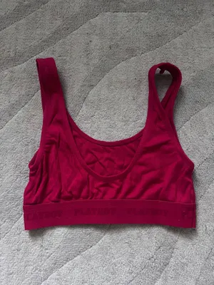 Red Playboy Bralette  thumbnail 3