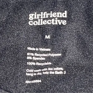 Girlfriend Collective Black Cropped Tank size Medium thumbnail 5