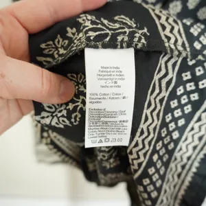 J. Crew Women's Size 8 NEW Black White Floral Block Print Cotton Midi Dress thumbnail 8