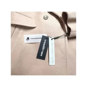 Karl Lagerfeld Paris Double Breasted Wool Blend Belted Coat M thumbnail 8