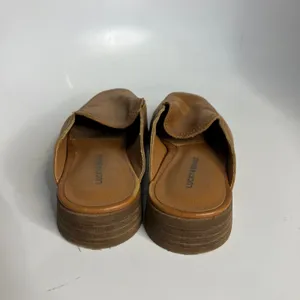 Lucky‎ Brand Lisinda slip on mules cognac leather women's size 8 business casual thumbnail 4