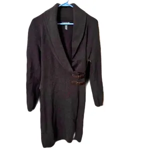 Lauren Ralph Lauren Buckle Wrap Sweater Dress Sz S Elegant Knit Workwear thumbnail 3