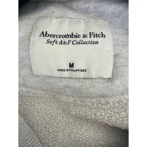 Abercrombie & Fitch Womens Hamptons Social Club Graphic Sweatshirt Gray Medium thumbnail 4