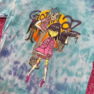 The Gorillaz Phase 1 Celebrity Take Down Rock Tie Dye size Small thumbnail 4