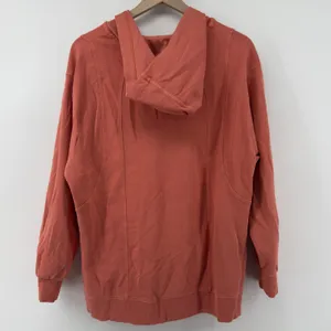Athleta Sundown Alliance Hoodie Sweatshirt Orange Women L V-Neck Relaxed Comfy‎ thumbnail 3