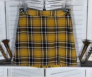 Tinseltown Y2k vintage mini skirt plaid fleece school girl preppy academia Heritage grunge thumbnail 1
